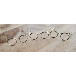 Lunettes dorées