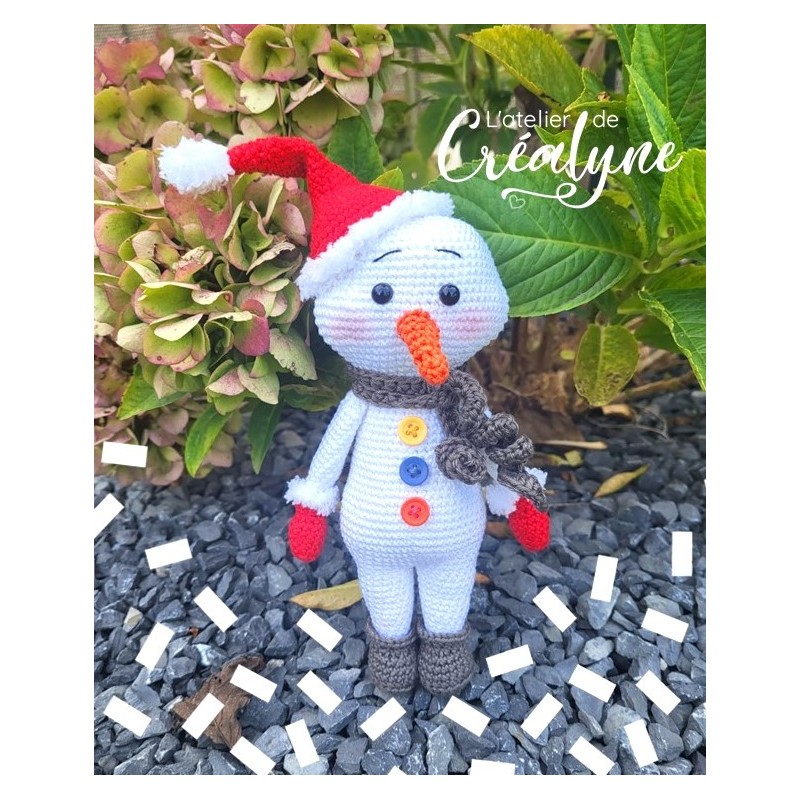 bonhomme de neige au crochet bonhomme de neige au crochet