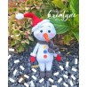 bonhomme de neige au crochet
