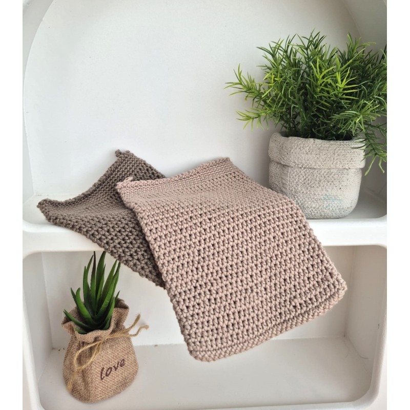 Gant de toilette 100% coton