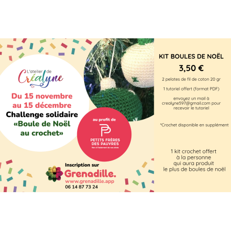 Kit challenge boule de Noël