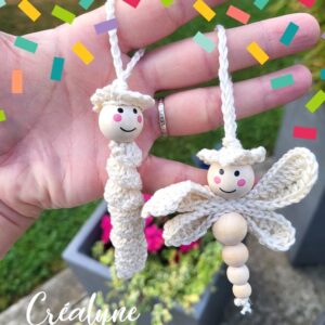 tutoriel - La chenille du bonheur et la libellule