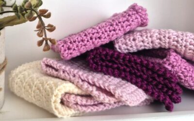 Mon premier projet au crochet : le carré nettoyant pour le visage